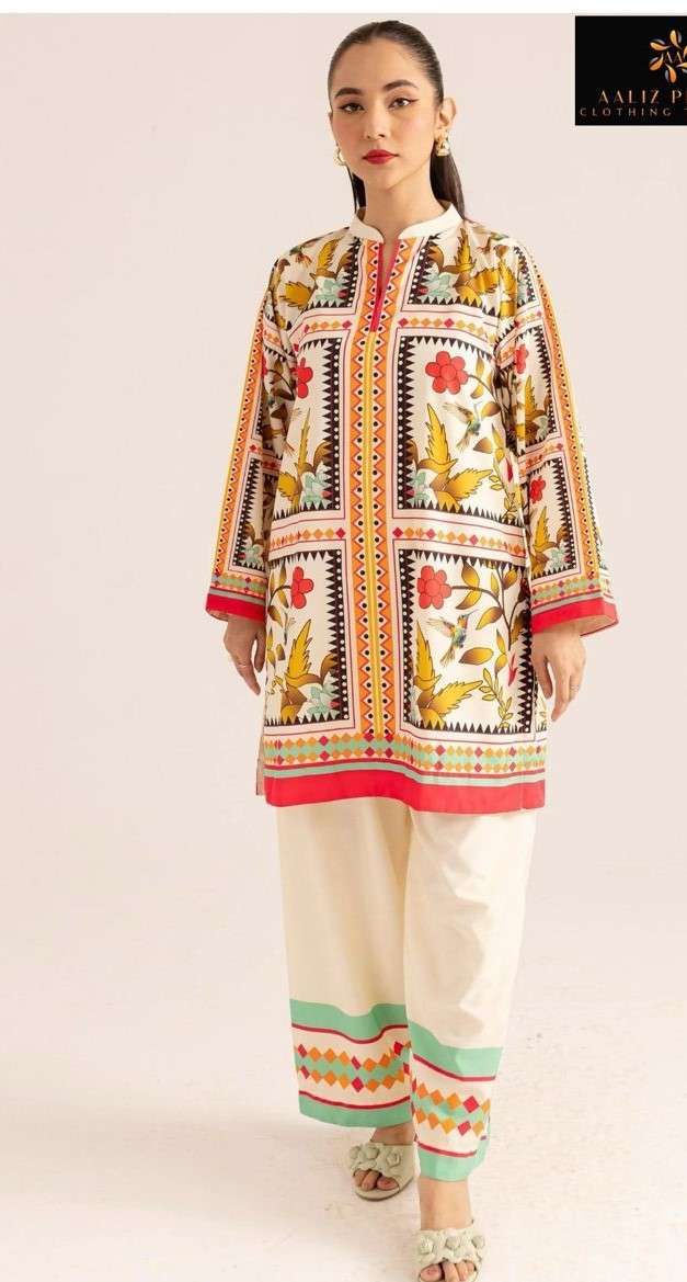 HOLLYWOOD CORD SET VOL 1 Full Stiched Printed Aaliz Prints